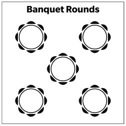 Event Layout Banquet Rounds